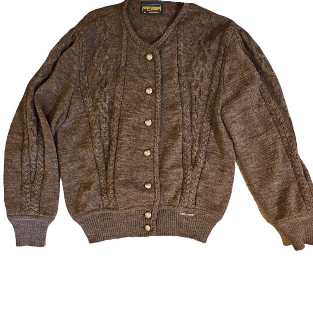 Geiger Wool Brown Sweater